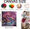 Paint by Numbers Kits for Adults – Glowing Dream Forest DIY Acrylic Painting Kit on Canvas, Beginner-Friendly Paint by Numbers Art Set for Home Wall Decor, 15.7x19.7 Inch